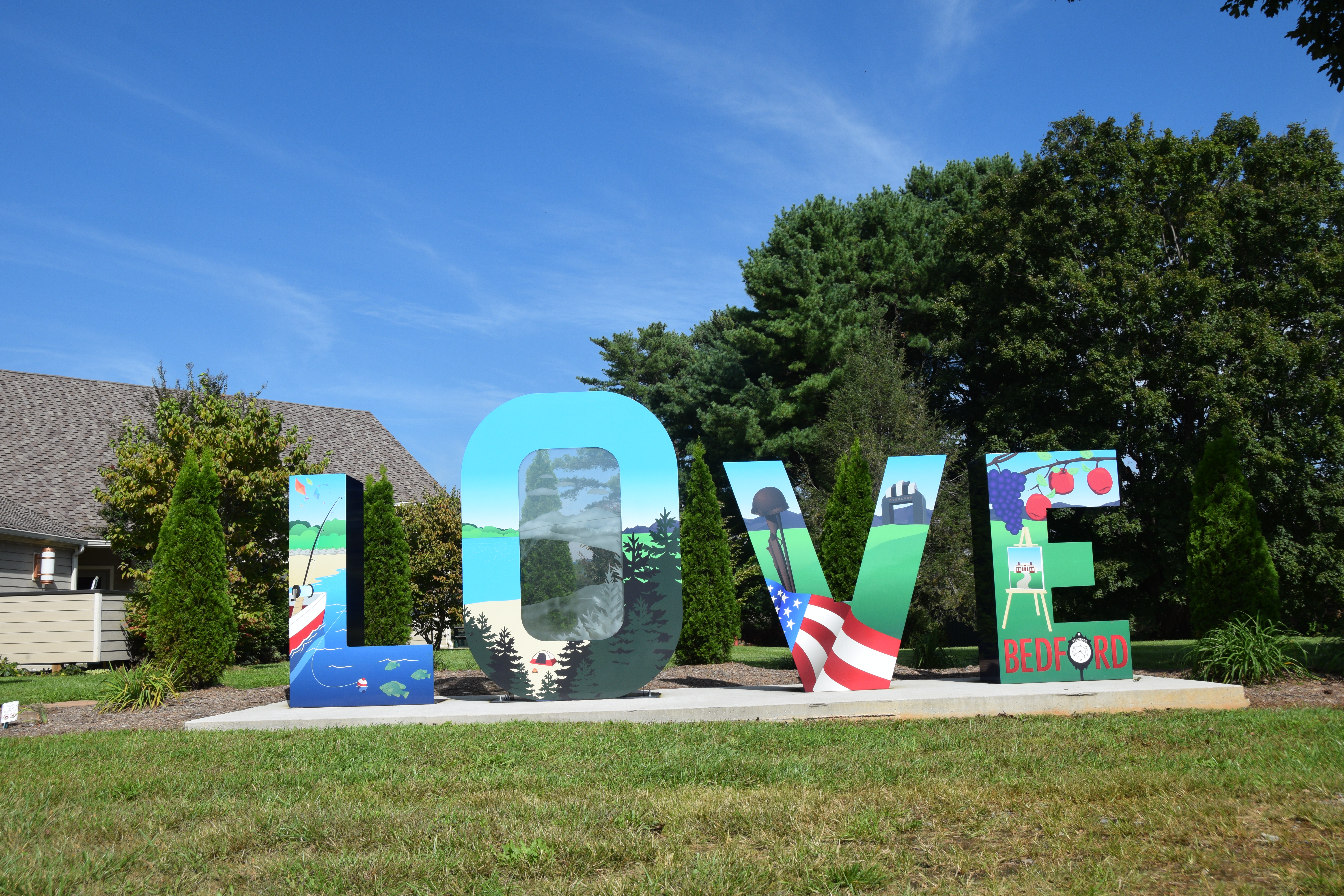 Bedford Love Sign